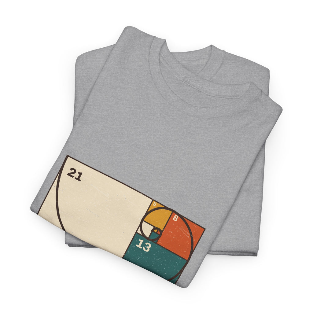 Golden Ratio T-Shirt — Fibonacci Spiral Math Graphic Tee