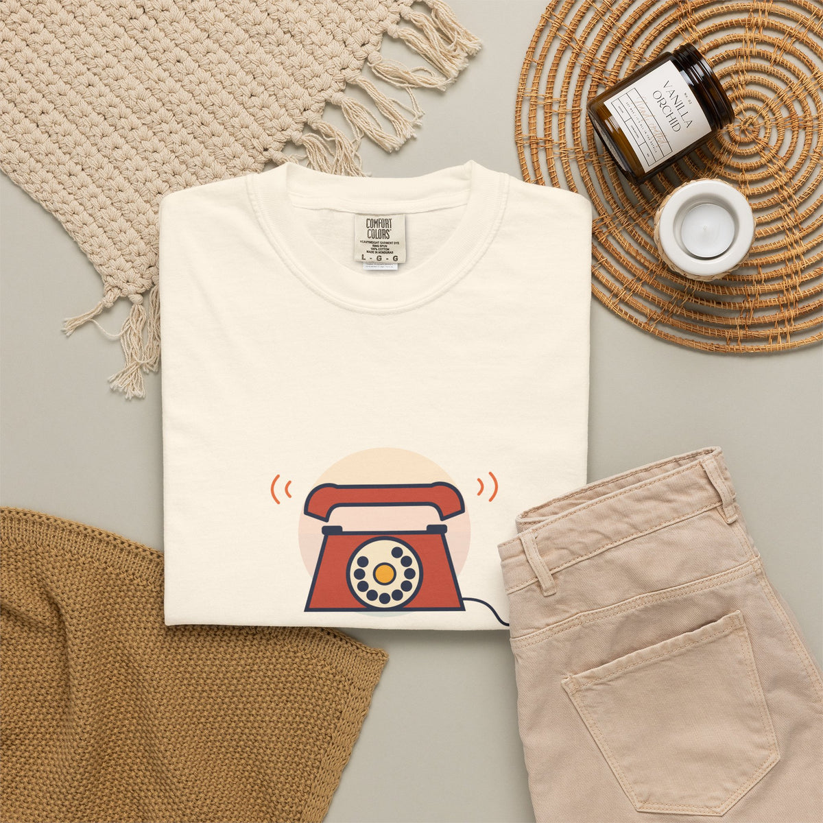 Call Me Old Fashioned T-Shirt — Retro Phone Vintage Humor Tee