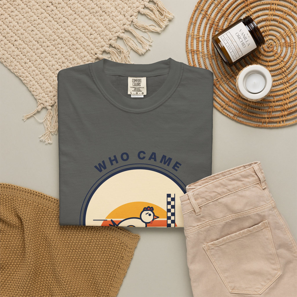 Who Came First? Funny Retro Racing T-Shirt