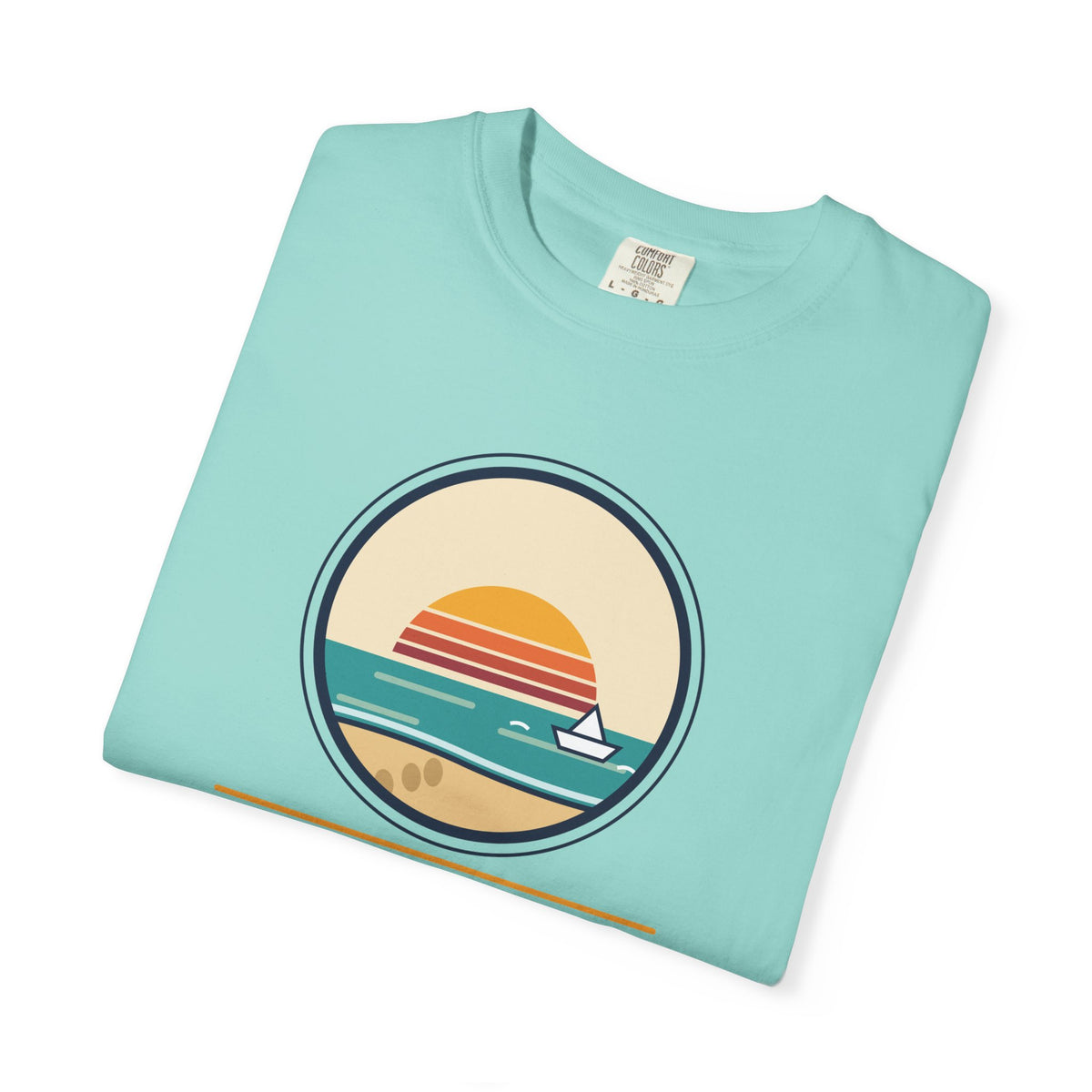 Drift Out With The Tide T-Shirt — Relaxing Beach Sunset Tee