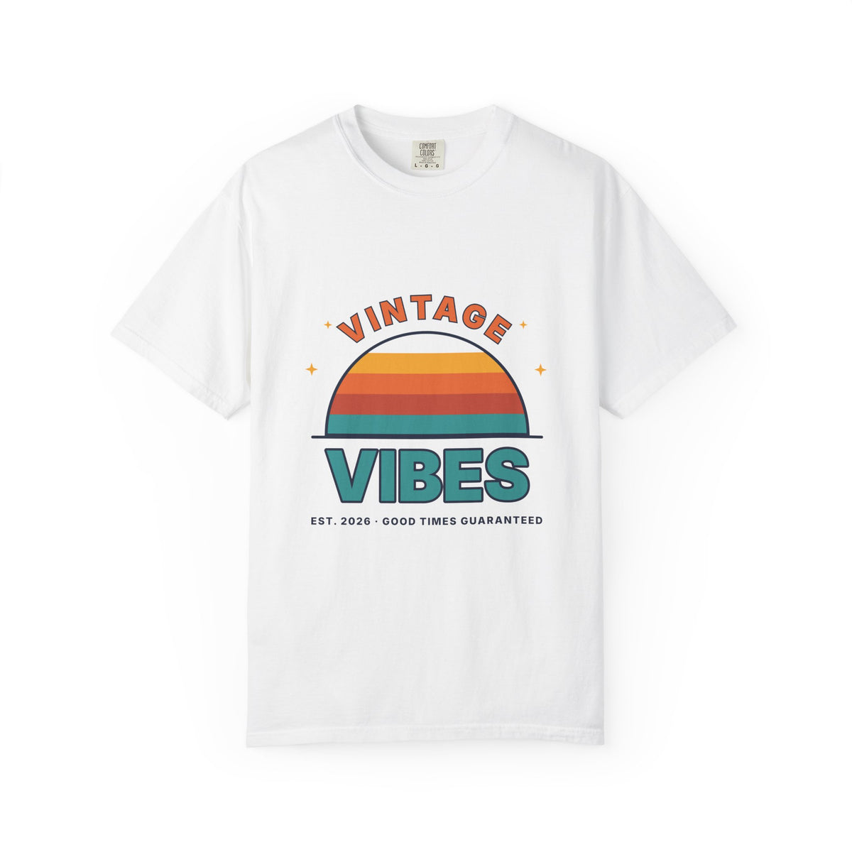 Vintage Vibes T-Shirt — Retro Sunset Graphic Tee