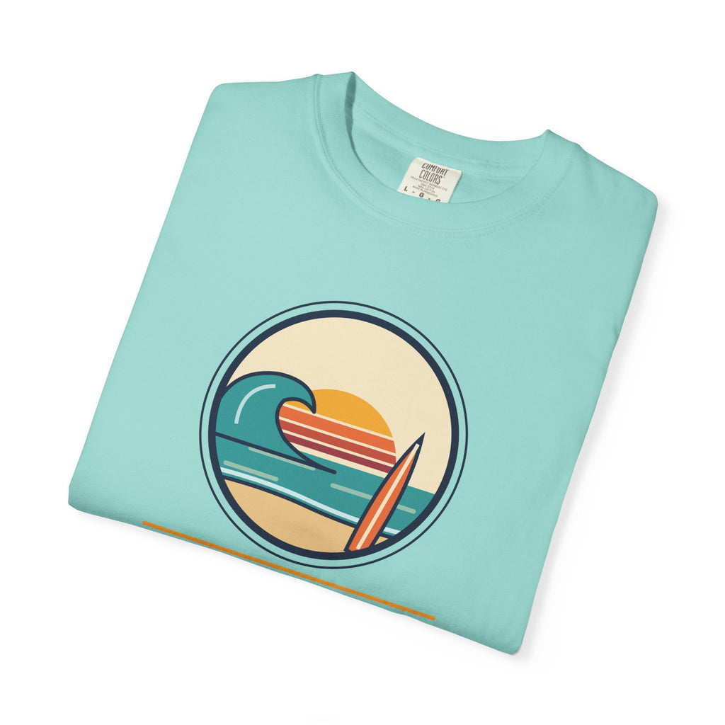 Ride the Waves T-Shirt — 'Ride the Waves, Life Sends You' Surf Graphic Tee