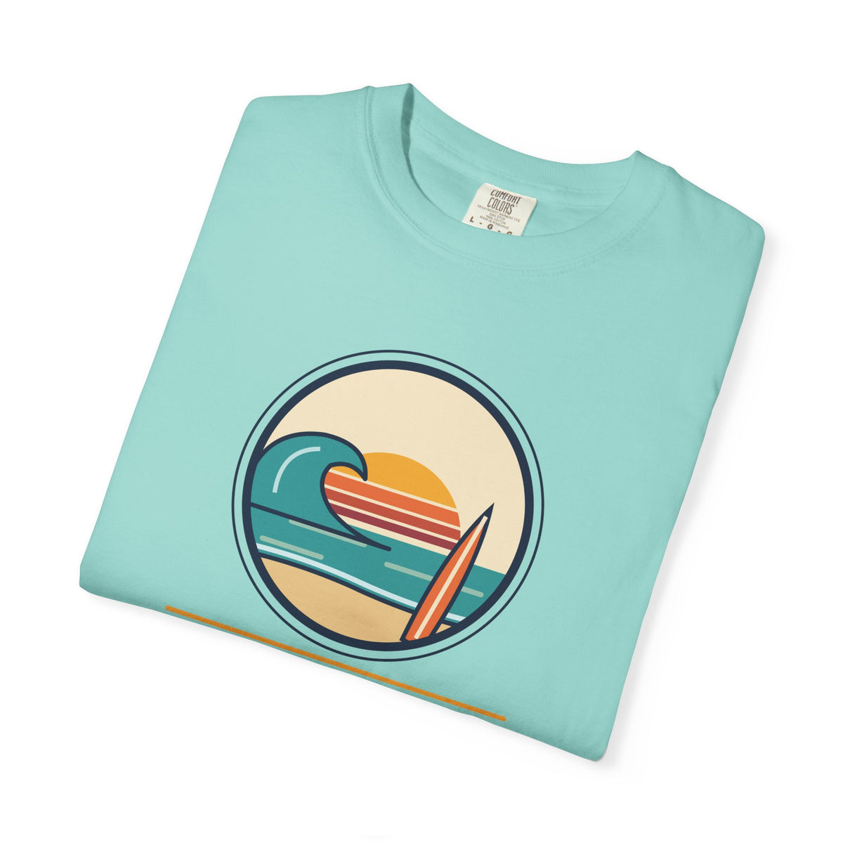Ride the Waves T-Shirt — 'Ride the Waves, Life Sends You' Surf Graphic Tee