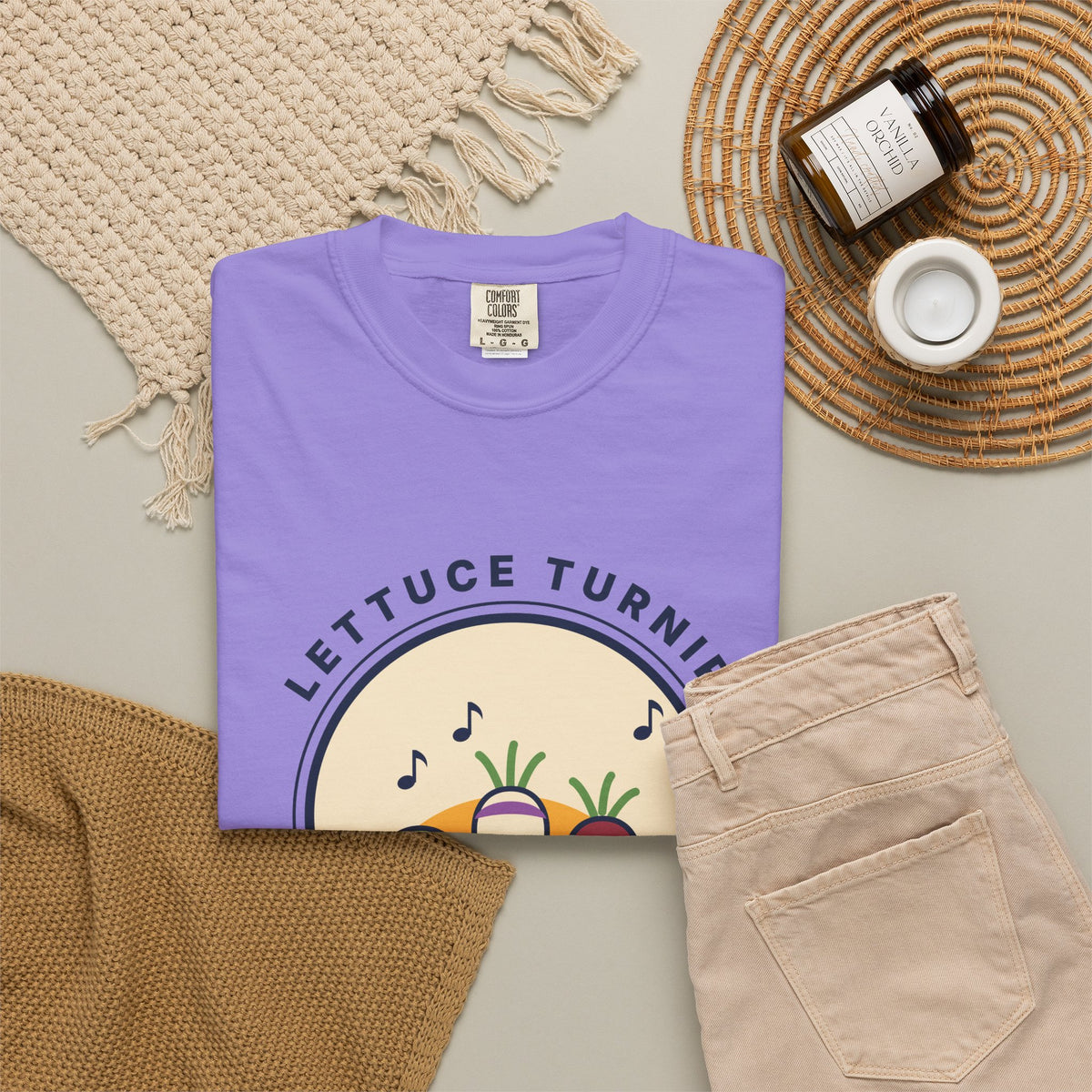 The Beet T-Shirt — Cute Veggie Band Graphic Tee (Lettuce Turnip)