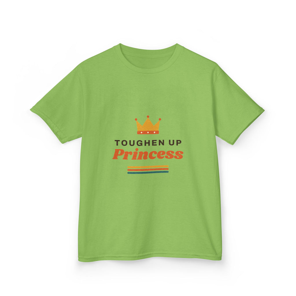 Kids T-Shirt — "Toughen Up Princess" Crown Graphic