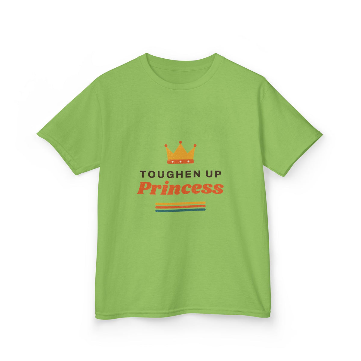 Kids T-Shirt — "Toughen Up Princess" Crown Graphic