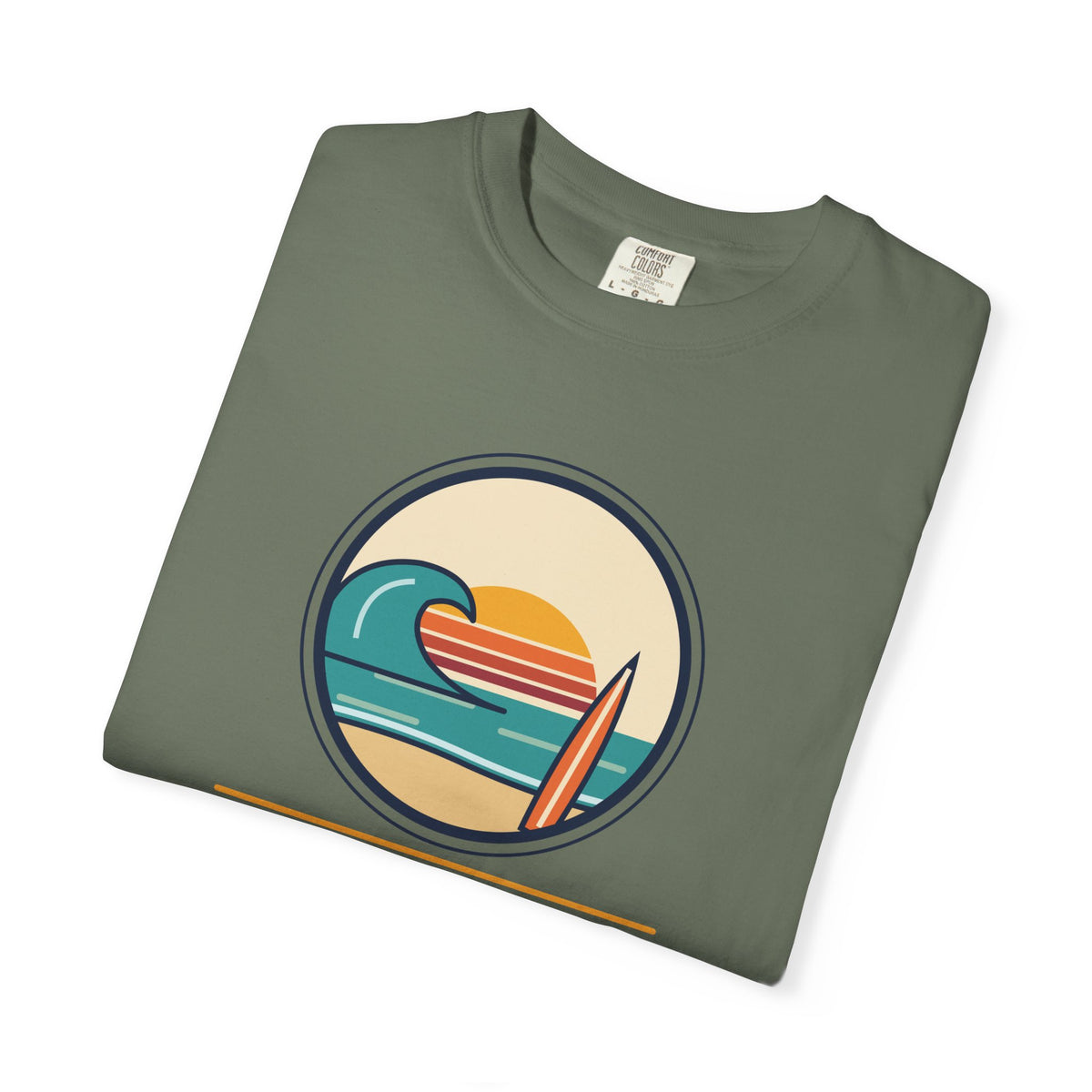 Ride the Waves T-Shirt — 'Ride the Waves, Life Sends You' Surf Graphic Tee