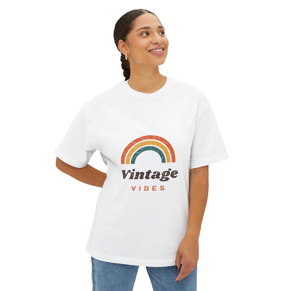 Vintage Vibes Rainbow Tee