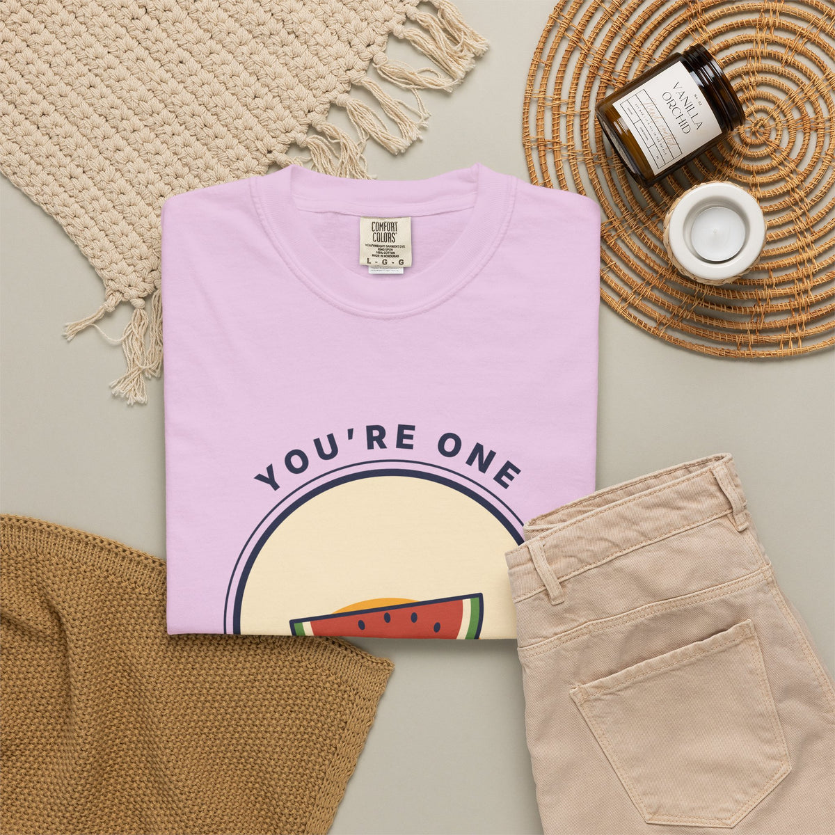 You're One In a Melon T-Shirt — Cute Watermelon Pun Graphic Tee