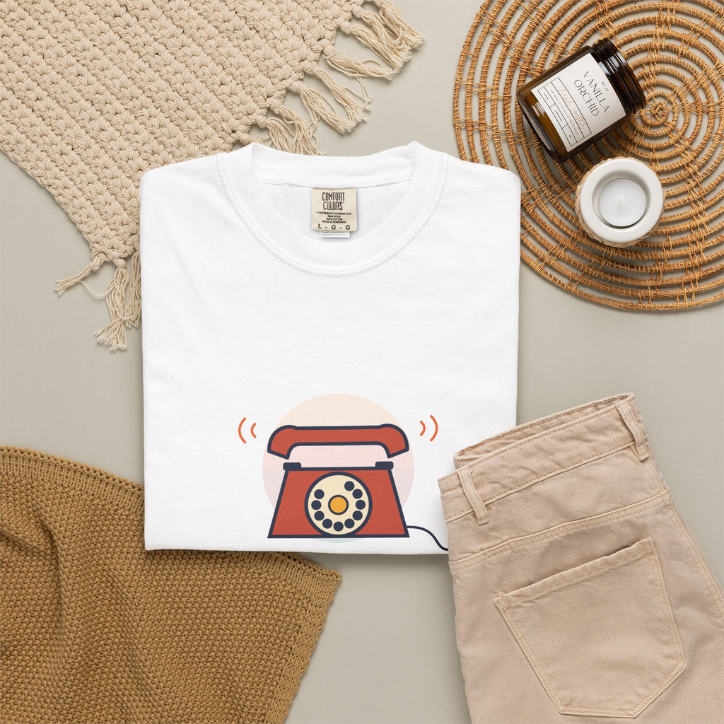 Call Me Old Fashioned T-Shirt — Retro Phone Vintage Humor Tee