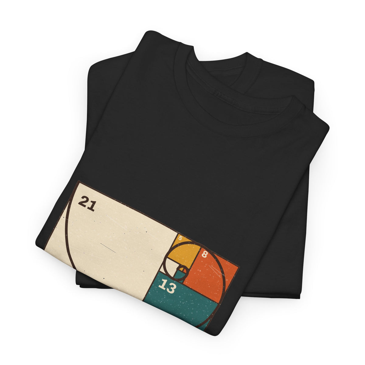 Golden Ratio T-Shirt — Fibonacci Spiral Math Graphic Tee