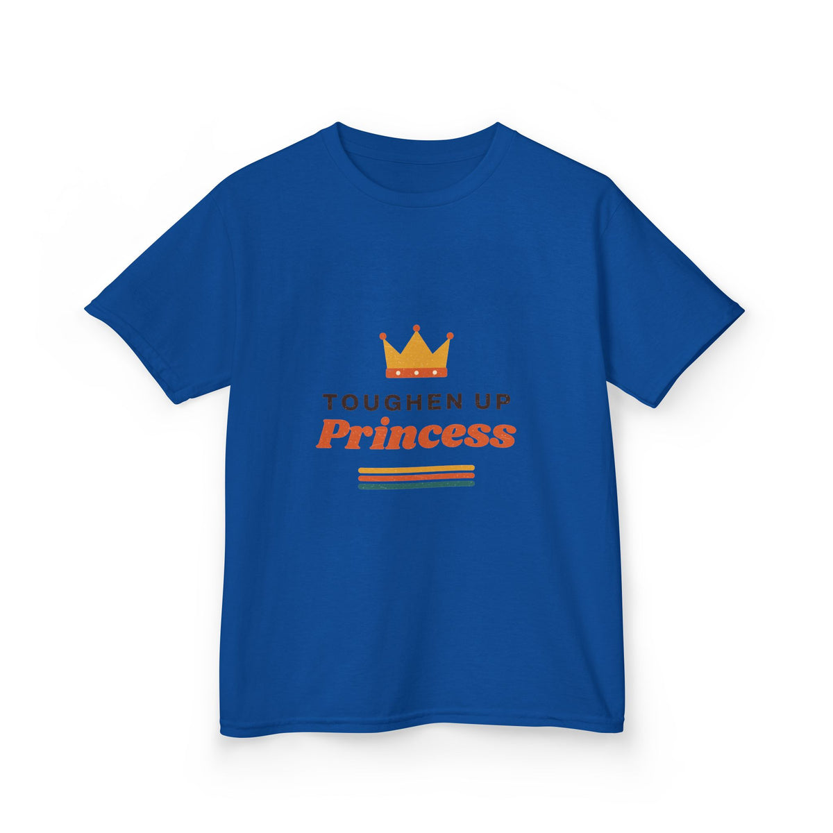 Kids T-Shirt — "Toughen Up Princess" Crown Graphic