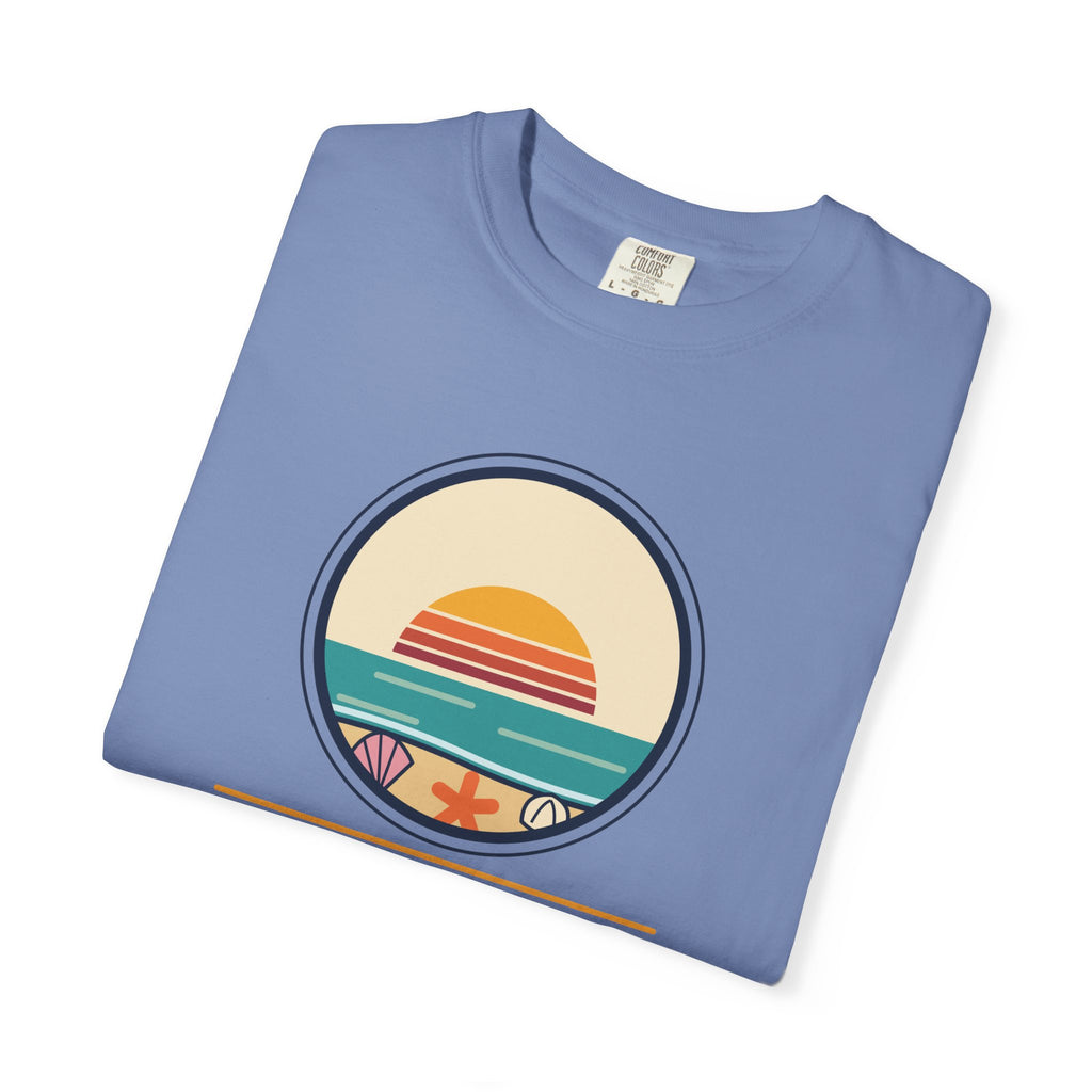 Collect Moments Not Things T-Shirt — Retro Sunset Travel Tee