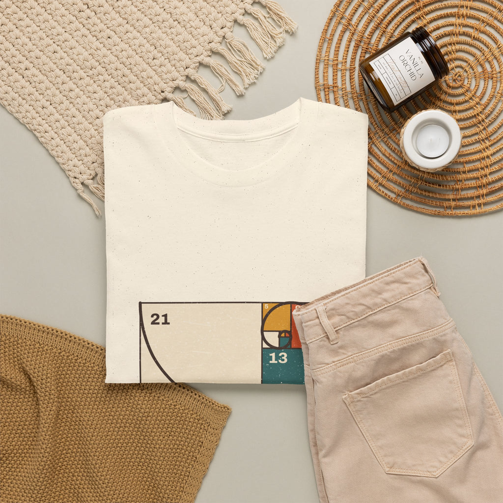 Golden Ratio T-Shirt — Fibonacci Spiral Math Graphic Tee