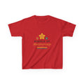 Kids Tee — "Buckle Up Buttercup" Retro Flower Graphic