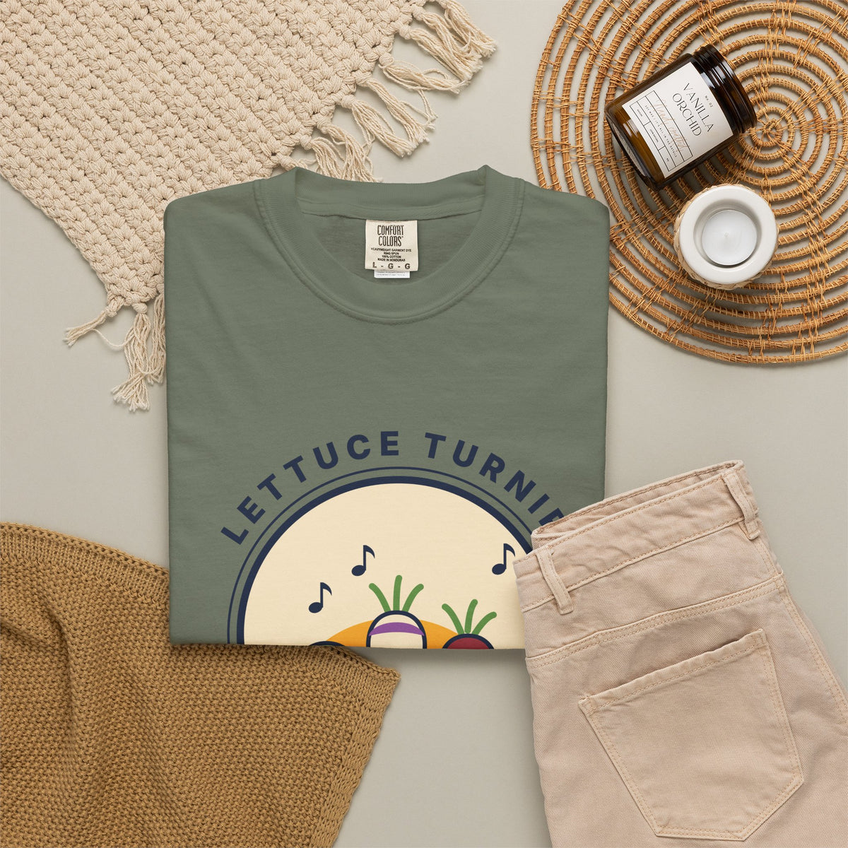 The Beet T-Shirt — Cute Veggie Band Graphic Tee (Lettuce Turnip)