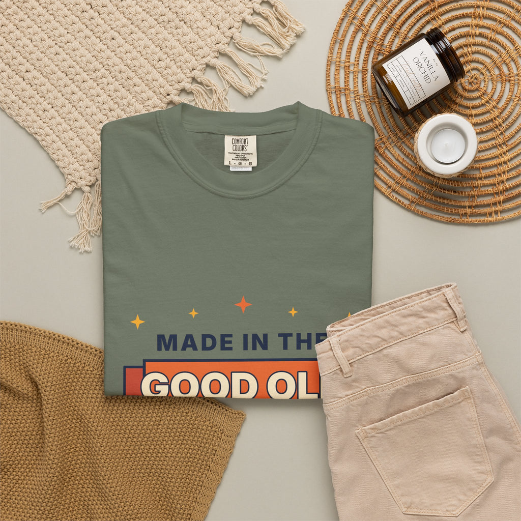 Made in the Good Old Days Vintage Tee — Retro Nostalgia Graphic T-Shirt