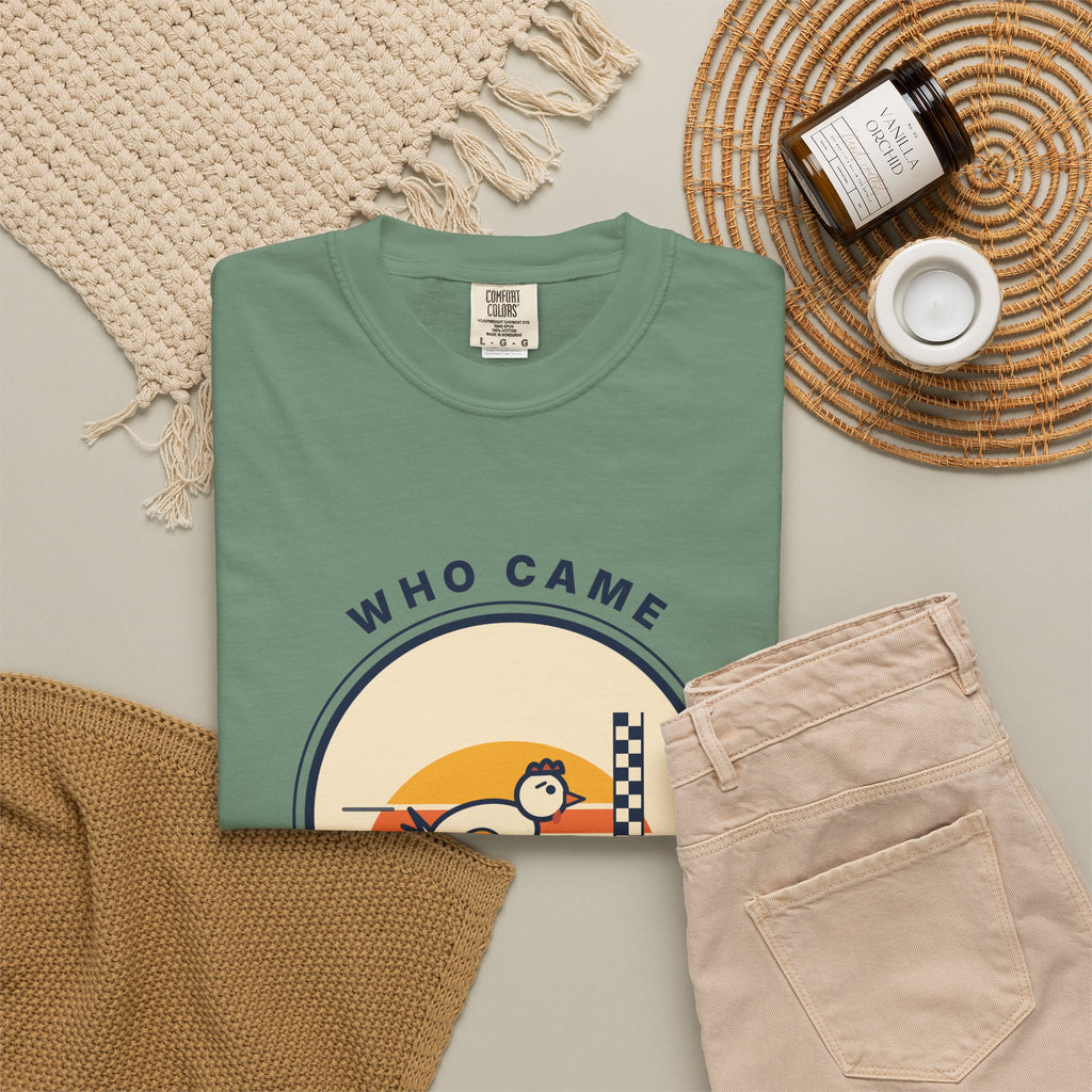 Who Came First? Funny Retro Racing T-Shirt