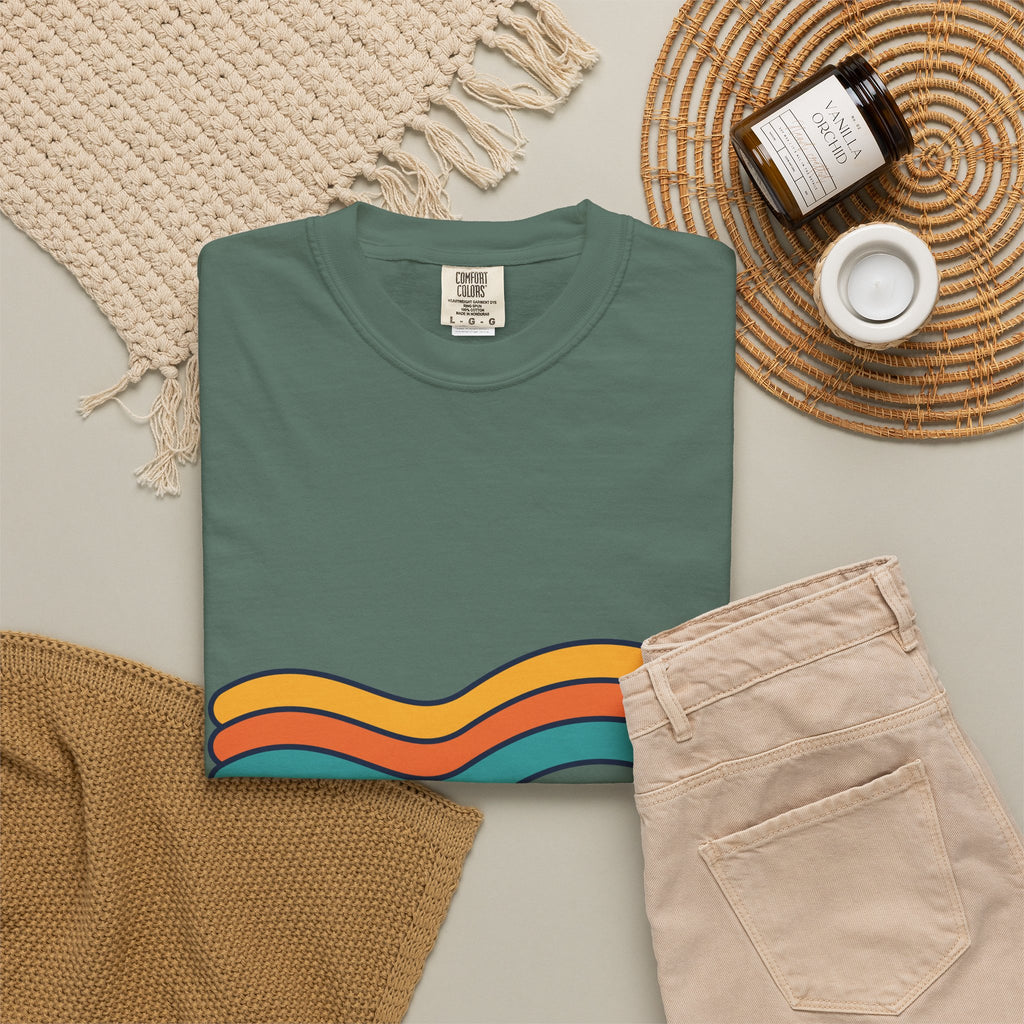 Vintage Vibes Retro Rainbow T-Shirt