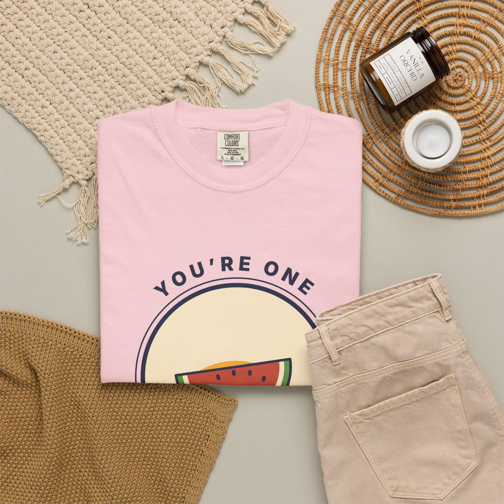 You're One In a Melon T-Shirt — Cute Watermelon Pun Graphic Tee