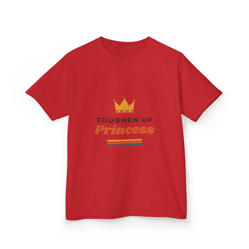 Kids T-Shirt — "Toughen Up Princess" Crown Graphic