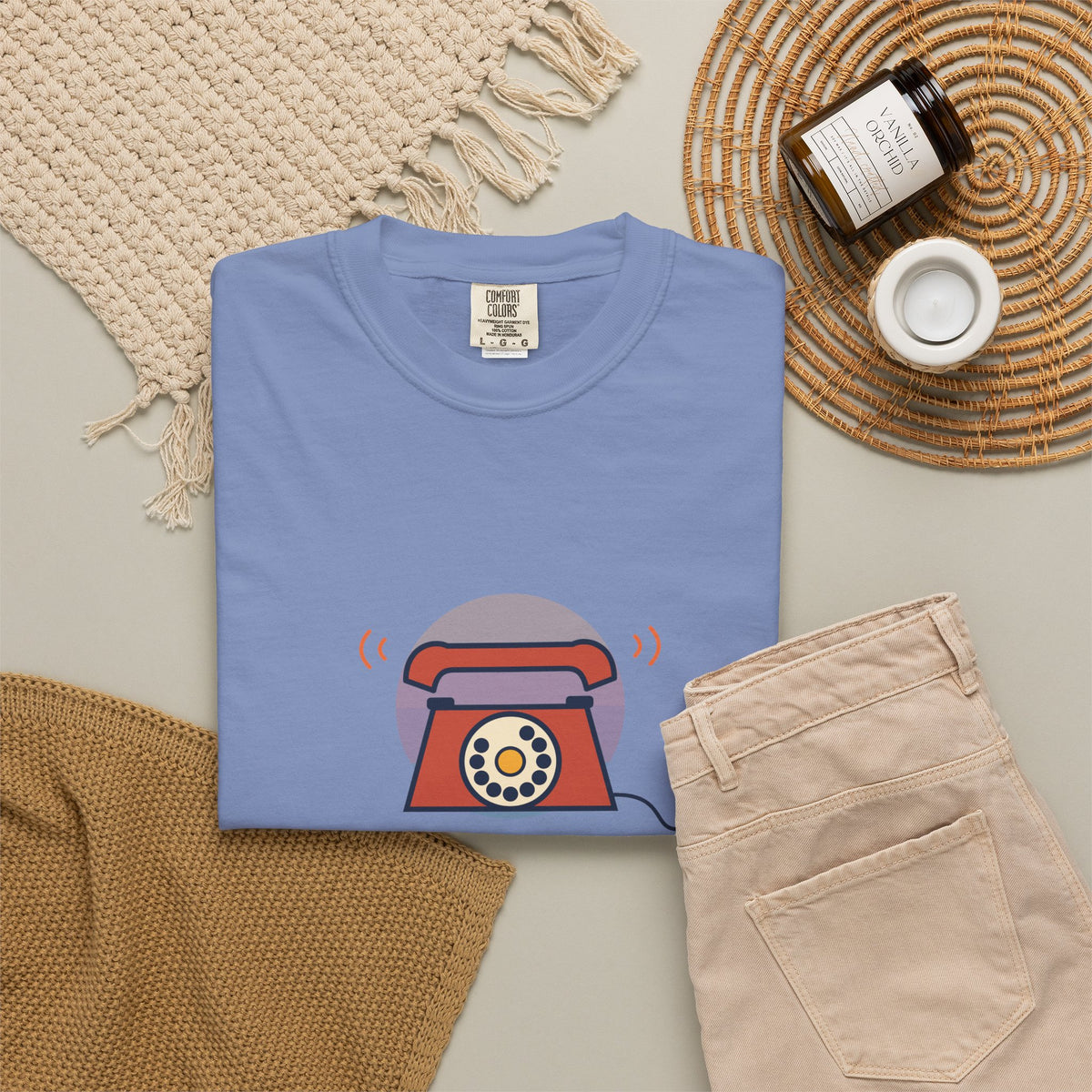 Call Me Old Fashioned T-Shirt — Retro Phone Vintage Humor Tee