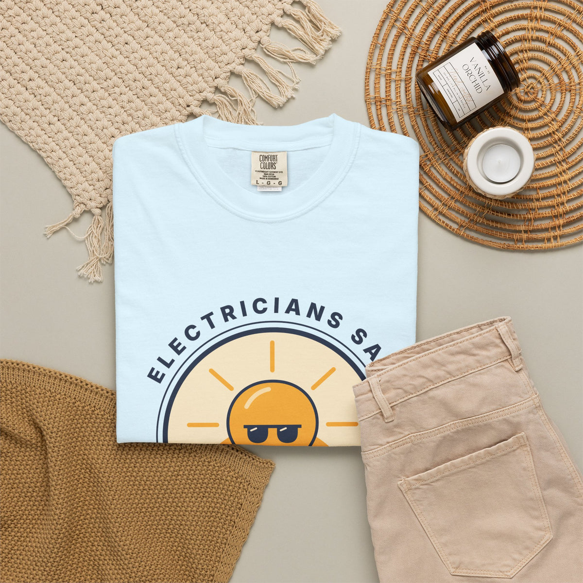Electrician 'Watt's Up?' T-Shirt — Funny Retro Sunlight Bulb Tee