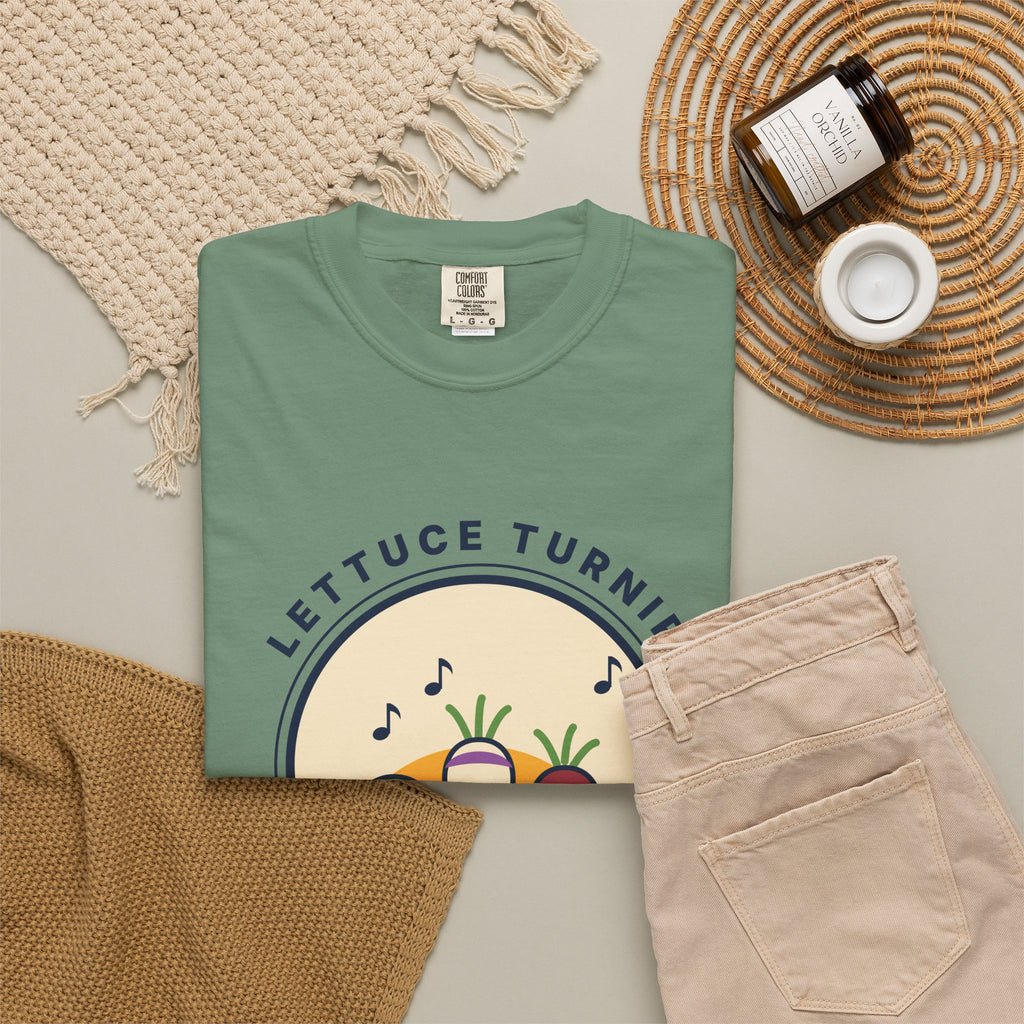 The Beet T-Shirt — Cute Veggie Band Graphic Tee (Lettuce Turnip)