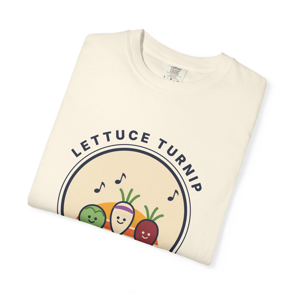 The Beet T-Shirt — Cute Veggie Band Graphic Tee (Lettuce Turnip)