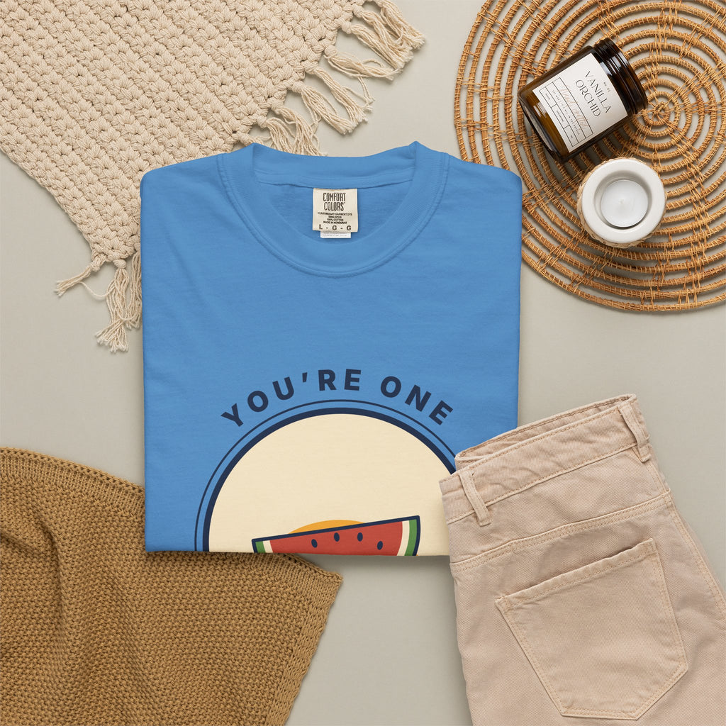 You're One In a Melon T-Shirt — Cute Watermelon Pun Graphic Tee