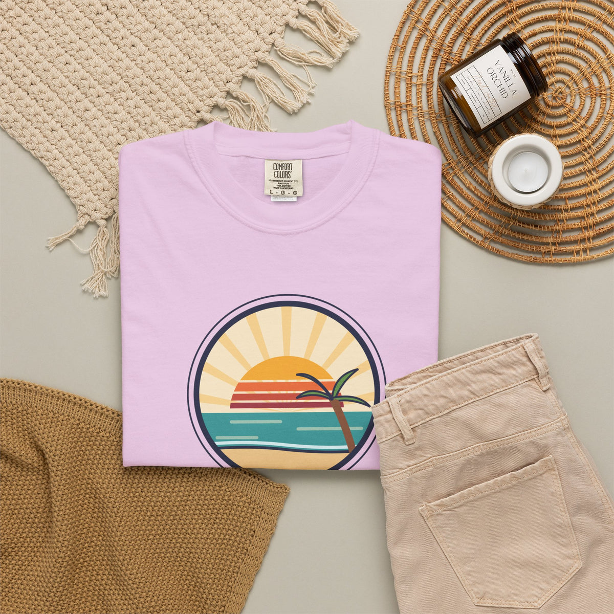 Rise Anyway T‑Shirt — Retro Sunrise Motivational Tee
