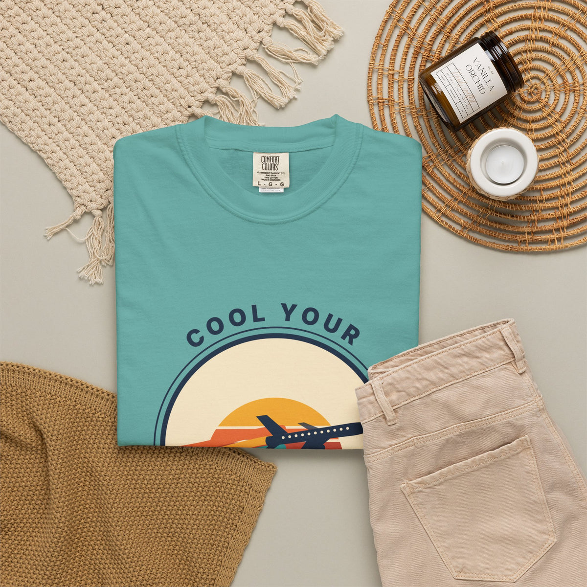 Cool Your Jets Vintage Airplane T-Shirt