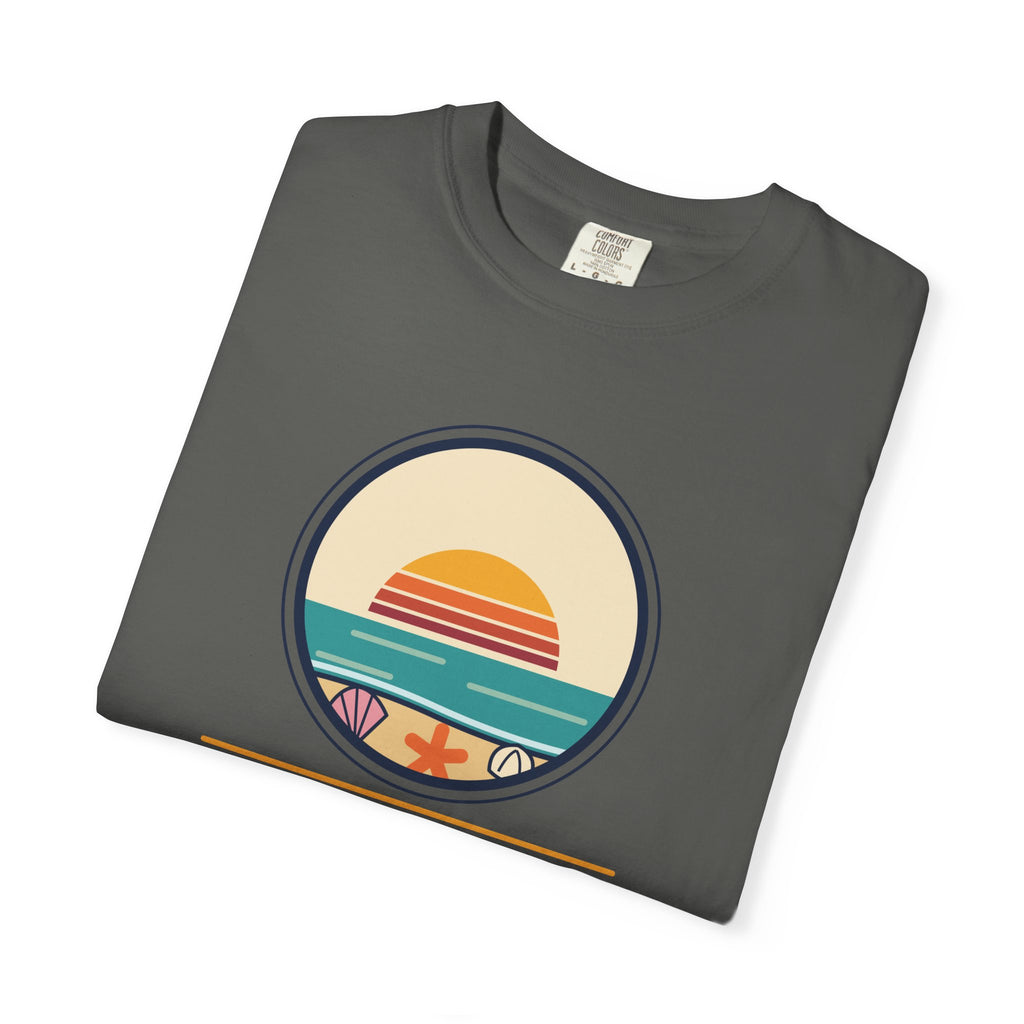Collect Moments Not Things T-Shirt — Retro Sunset Travel Tee