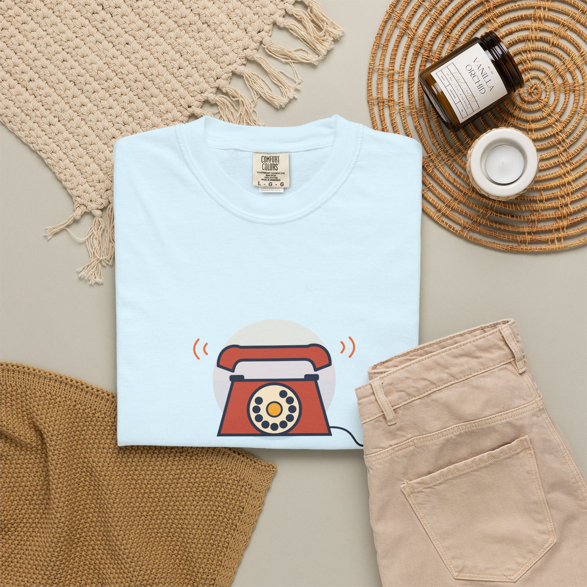 Call Me Old Fashioned T-Shirt — Retro Phone Vintage Humor Tee