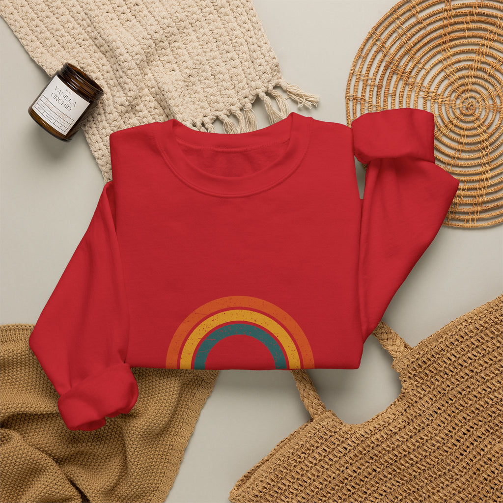 Vintage Vibes Rainbow Sweatshirt