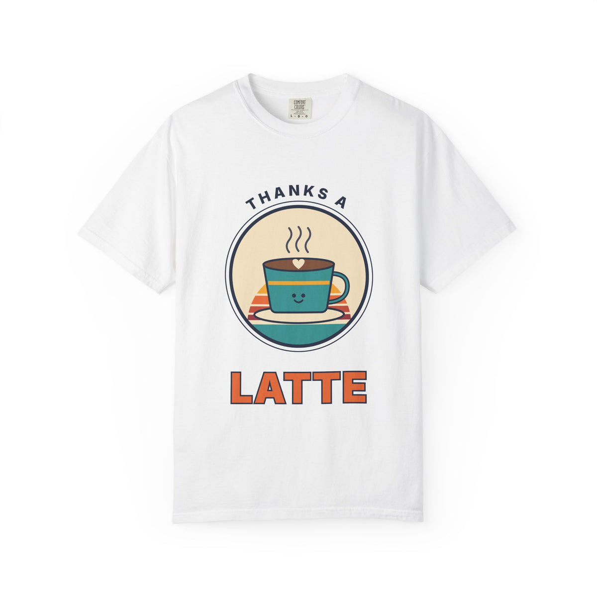 Thanks a Latte Coffee Lover Graphic T-Shirt