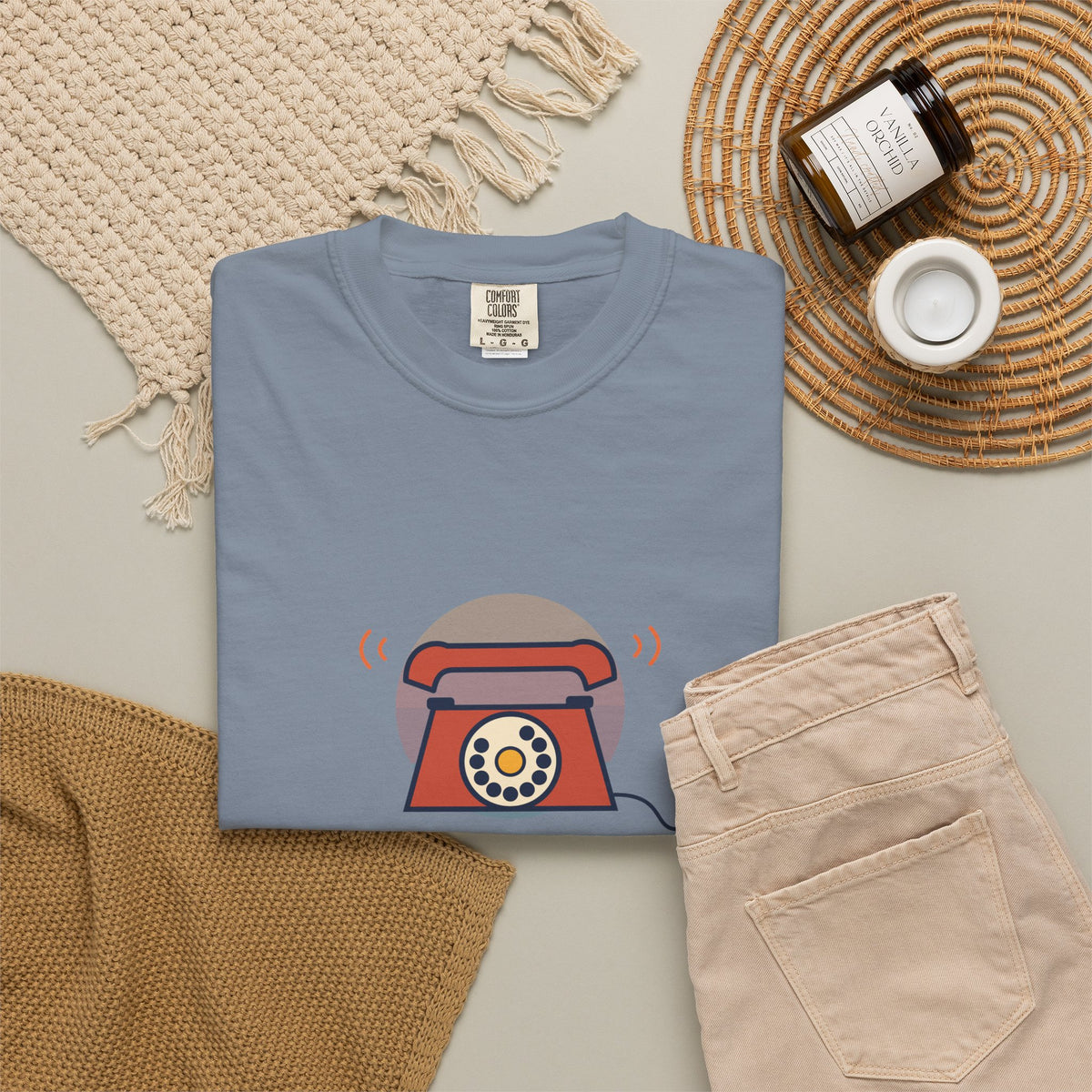 Call Me Old Fashioned T-Shirt — Retro Phone Vintage Humor Tee