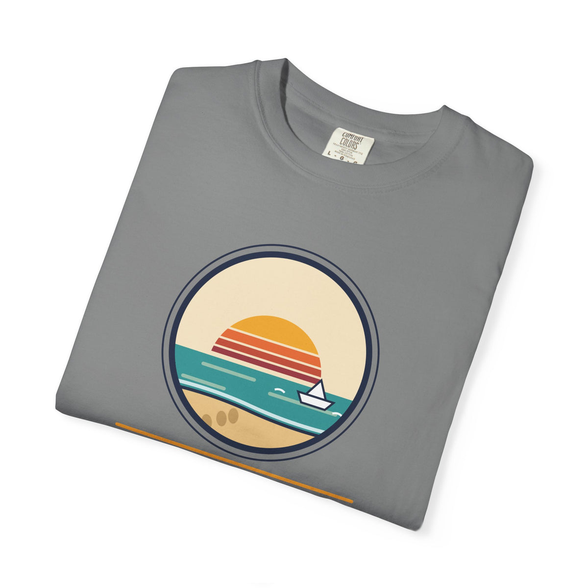 Drift Out With The Tide T-Shirt — Relaxing Beach Sunset Tee
