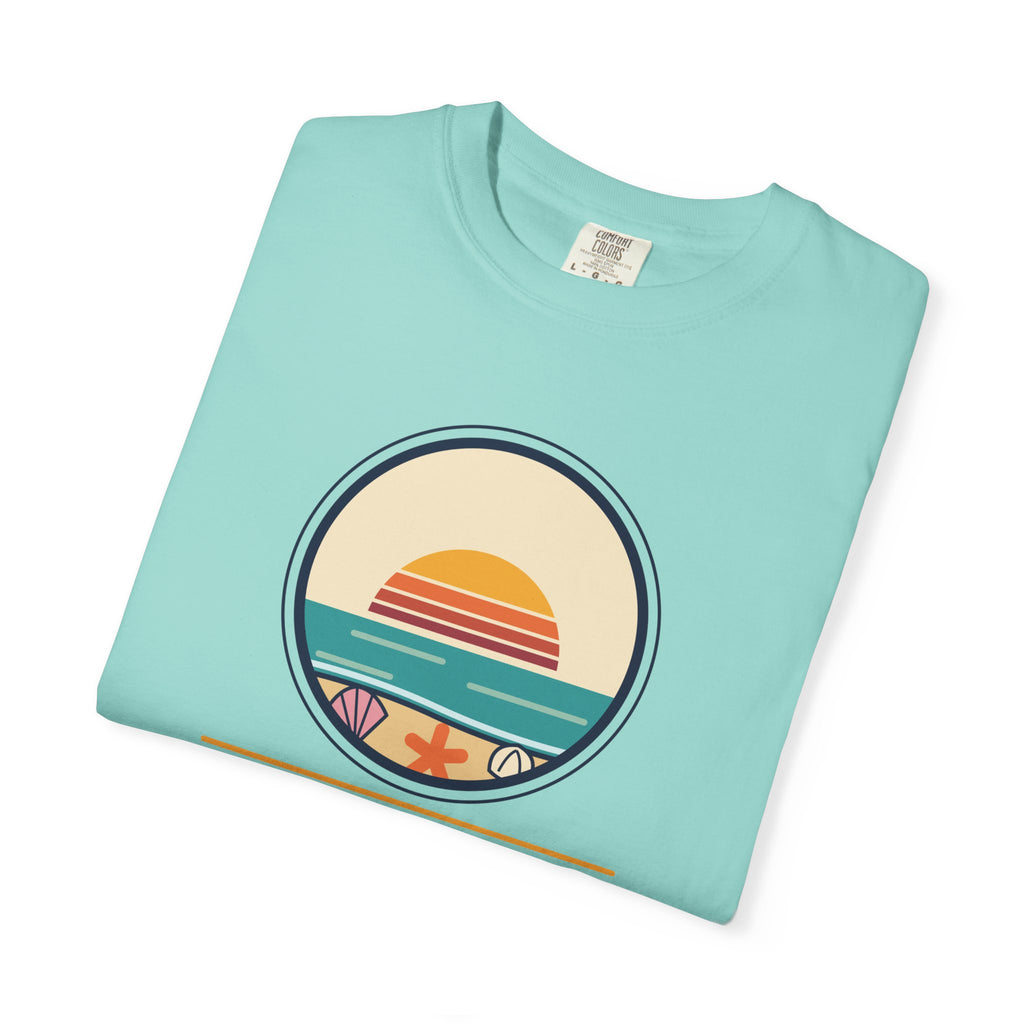 Collect Moments Not Things T-Shirt — Retro Sunset Travel Tee