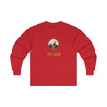Stay Wild Mountain Long Sleeve Tee — Retro Outdoor Graphic”.