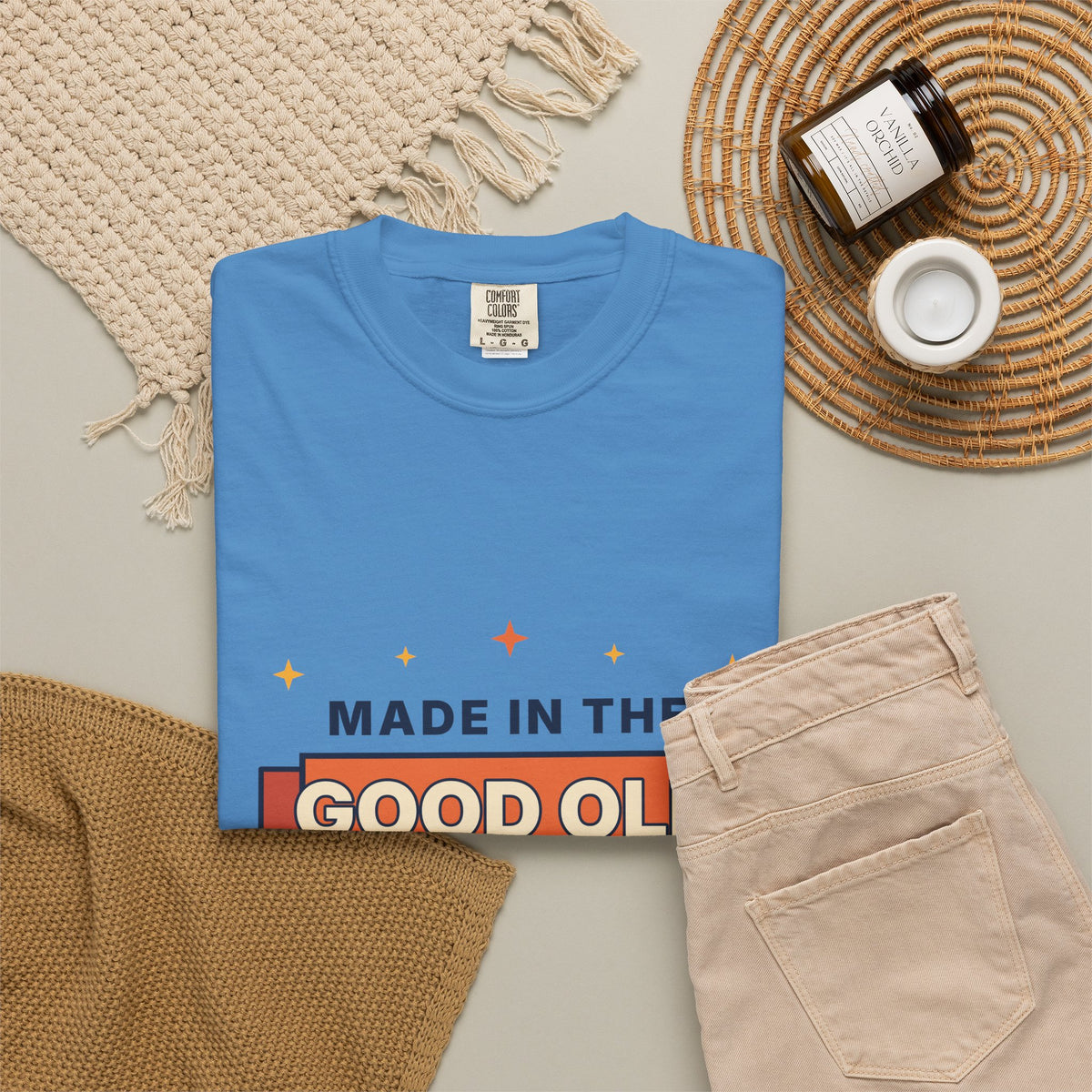 Made in the Good Old Days Vintage Tee — Retro Nostalgia Graphic T-Shirt