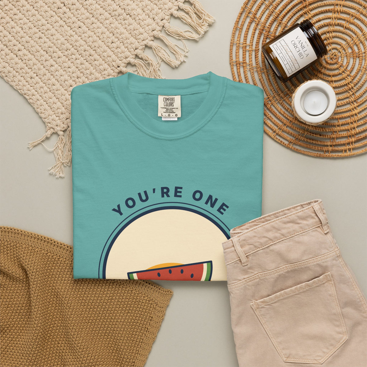You're One In a Melon T-Shirt — Cute Watermelon Pun Graphic Tee