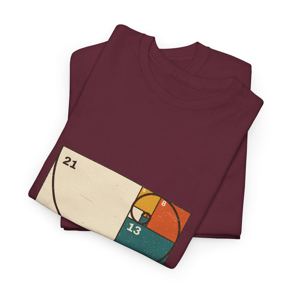 Golden Ratio T-Shirt — Fibonacci Spiral Math Graphic Tee