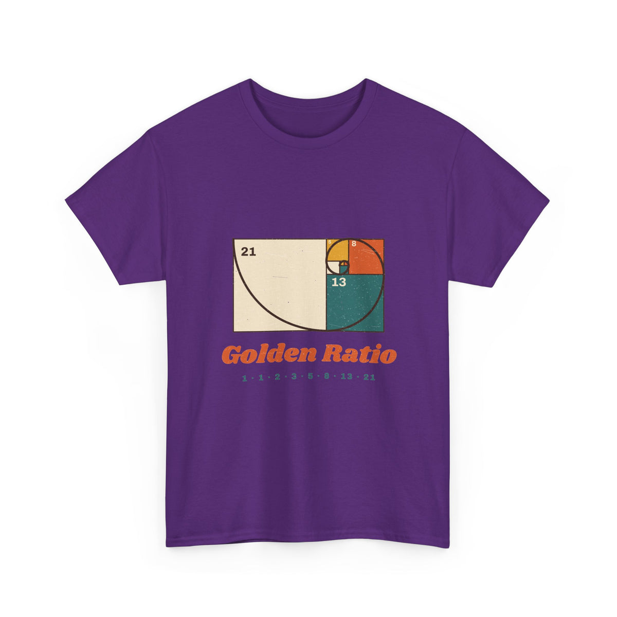 Golden Ratio T-Shirt — Fibonacci Spiral Math Graphic Tee