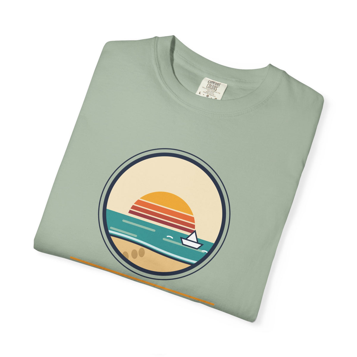 Drift Out With The Tide T-Shirt — Relaxing Beach Sunset Tee