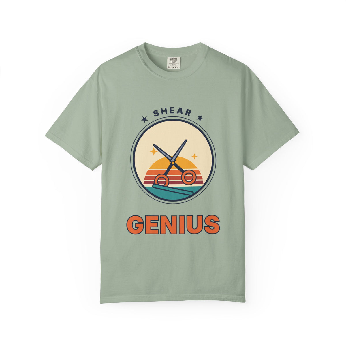 Hair Dressing Retro T-Shirt-Dyed T-shirt