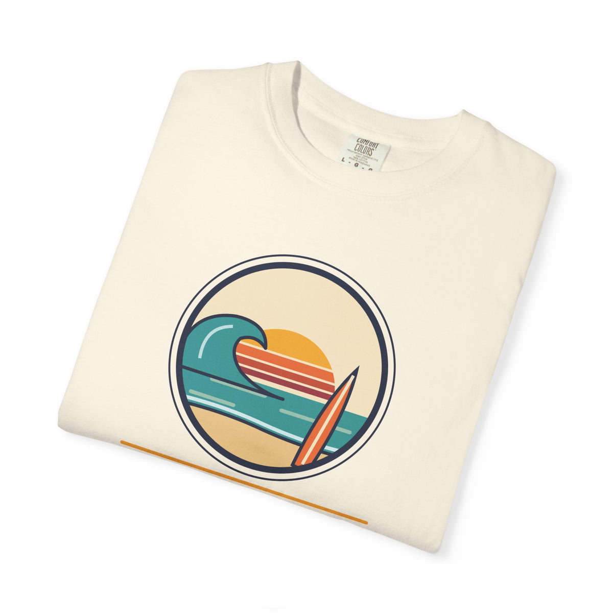 Ride the Waves T-Shirt — 'Ride the Waves, Life Sends You' Surf Graphic Tee