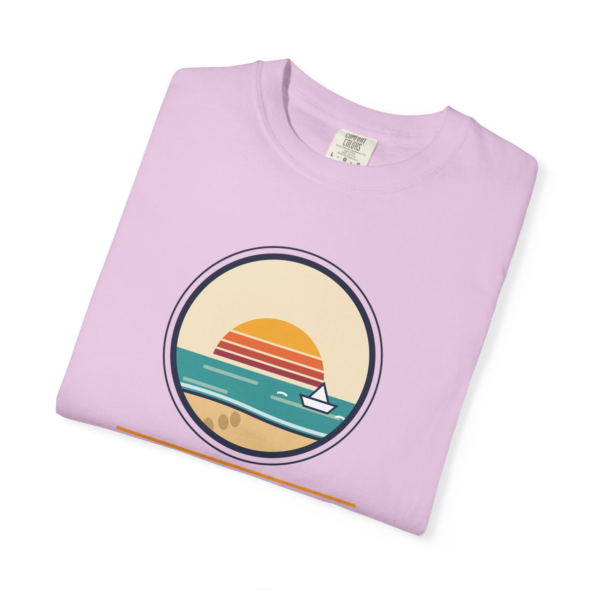 Drift Out With The Tide T-Shirt — Relaxing Beach Sunset Tee