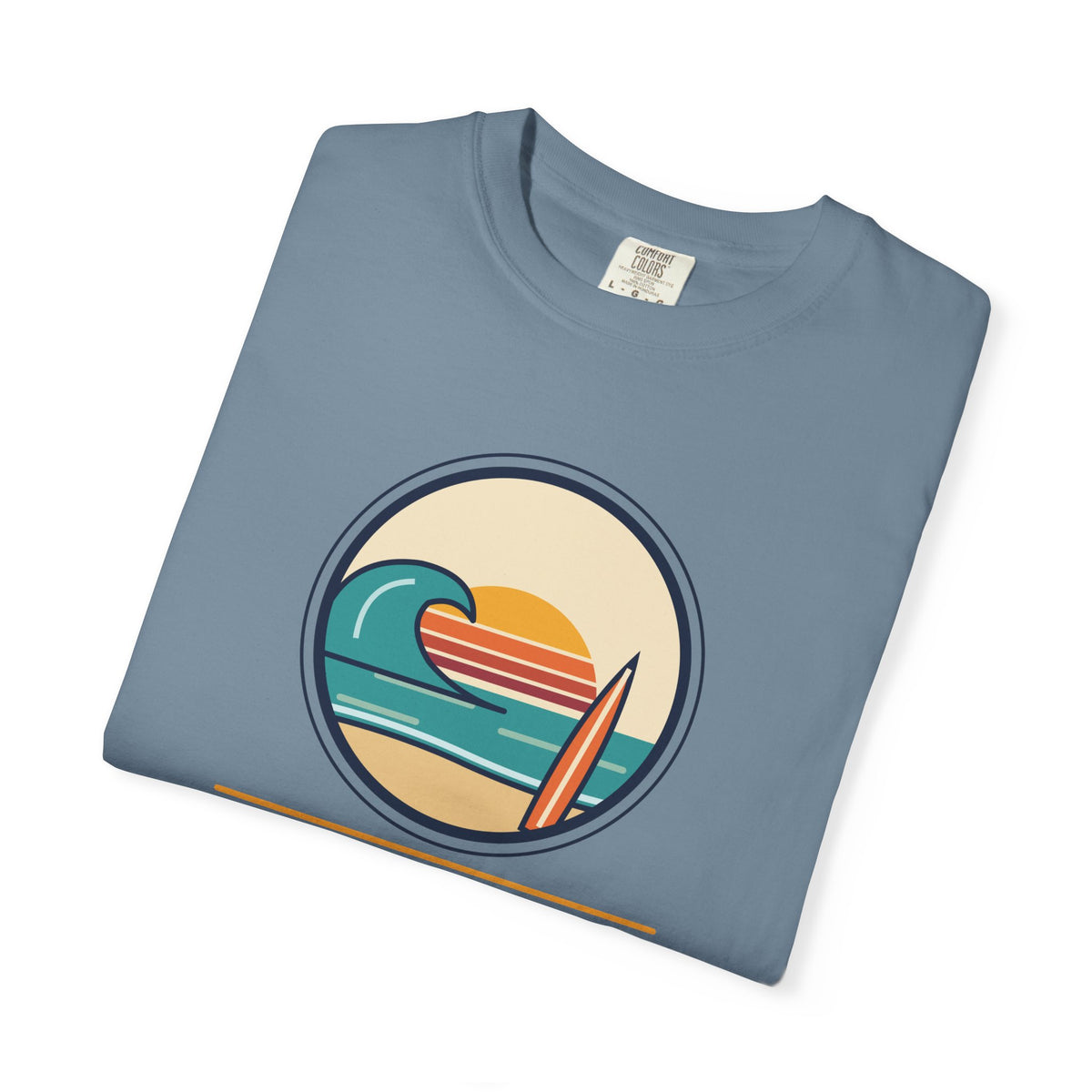 Ride the Waves T-Shirt — 'Ride the Waves, Life Sends You' Surf Graphic Tee
