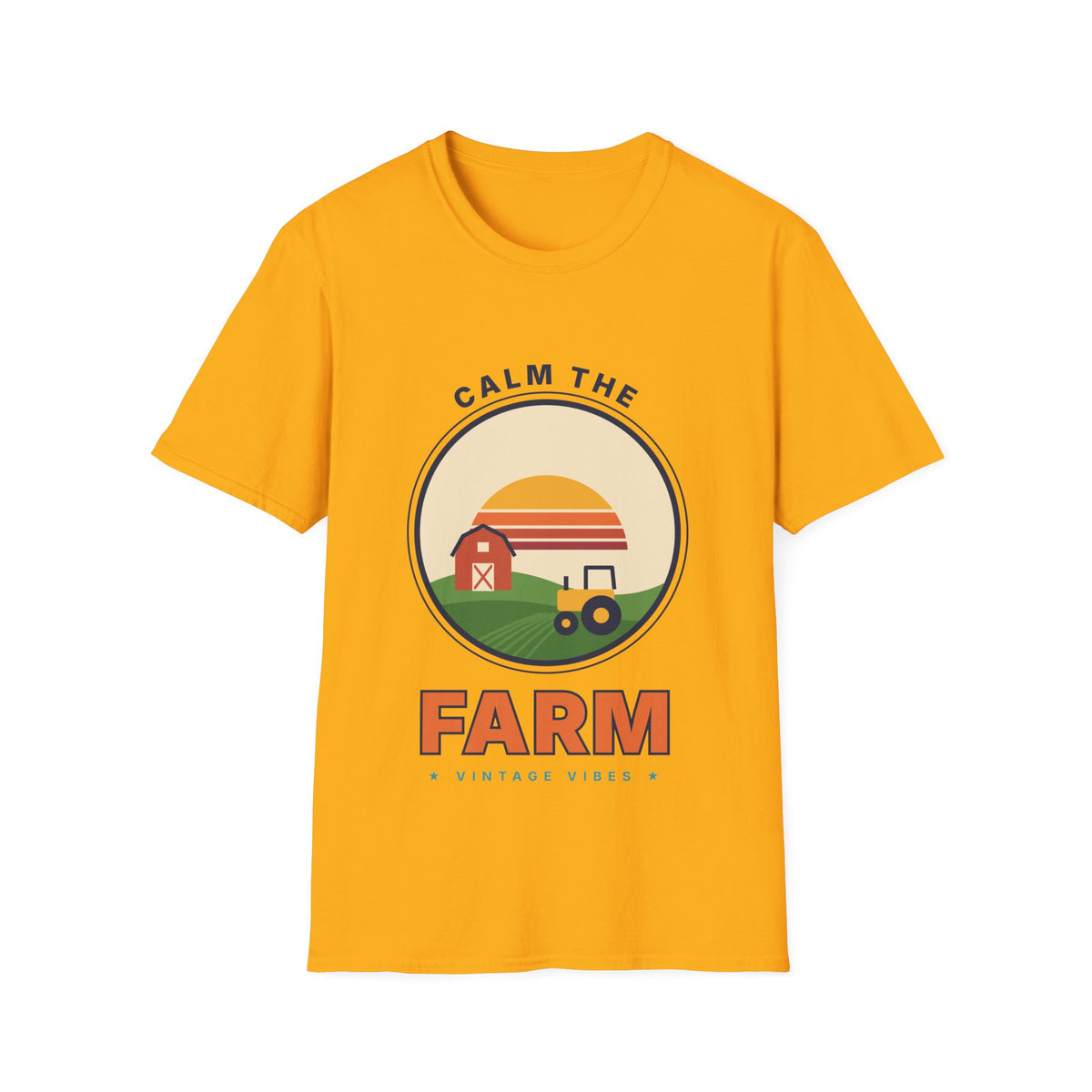 Calm the Farm Vintage Farm T-Shirt